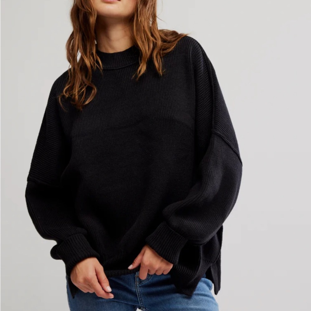 Free People Easy Street Tunic in Black size S